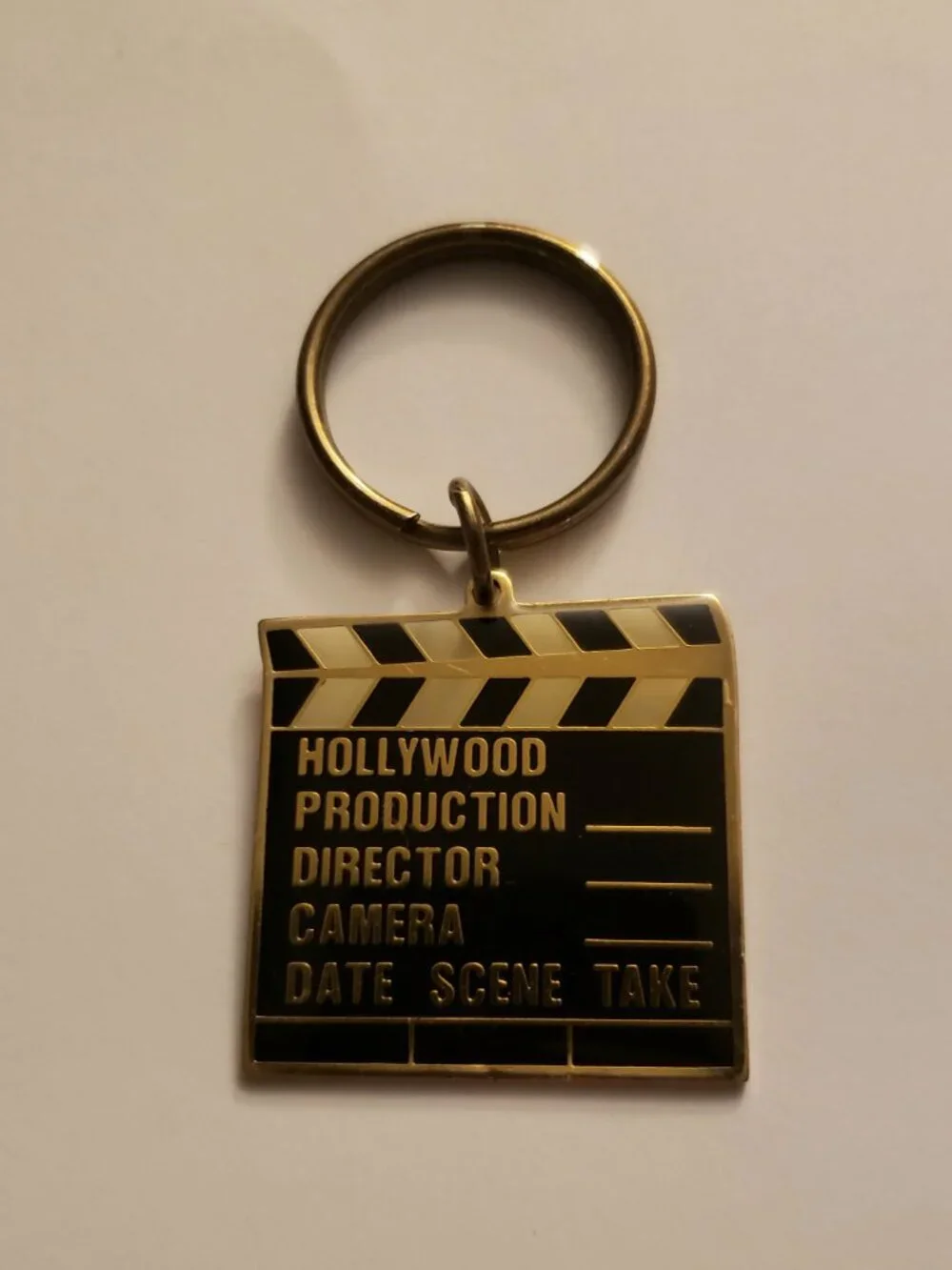 Hollywood Directors Clapboard Clapper Board Movie Keychain Key Ring Bag Charm